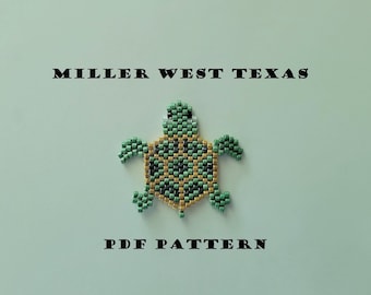 Turtle Brick Stitch Pattern