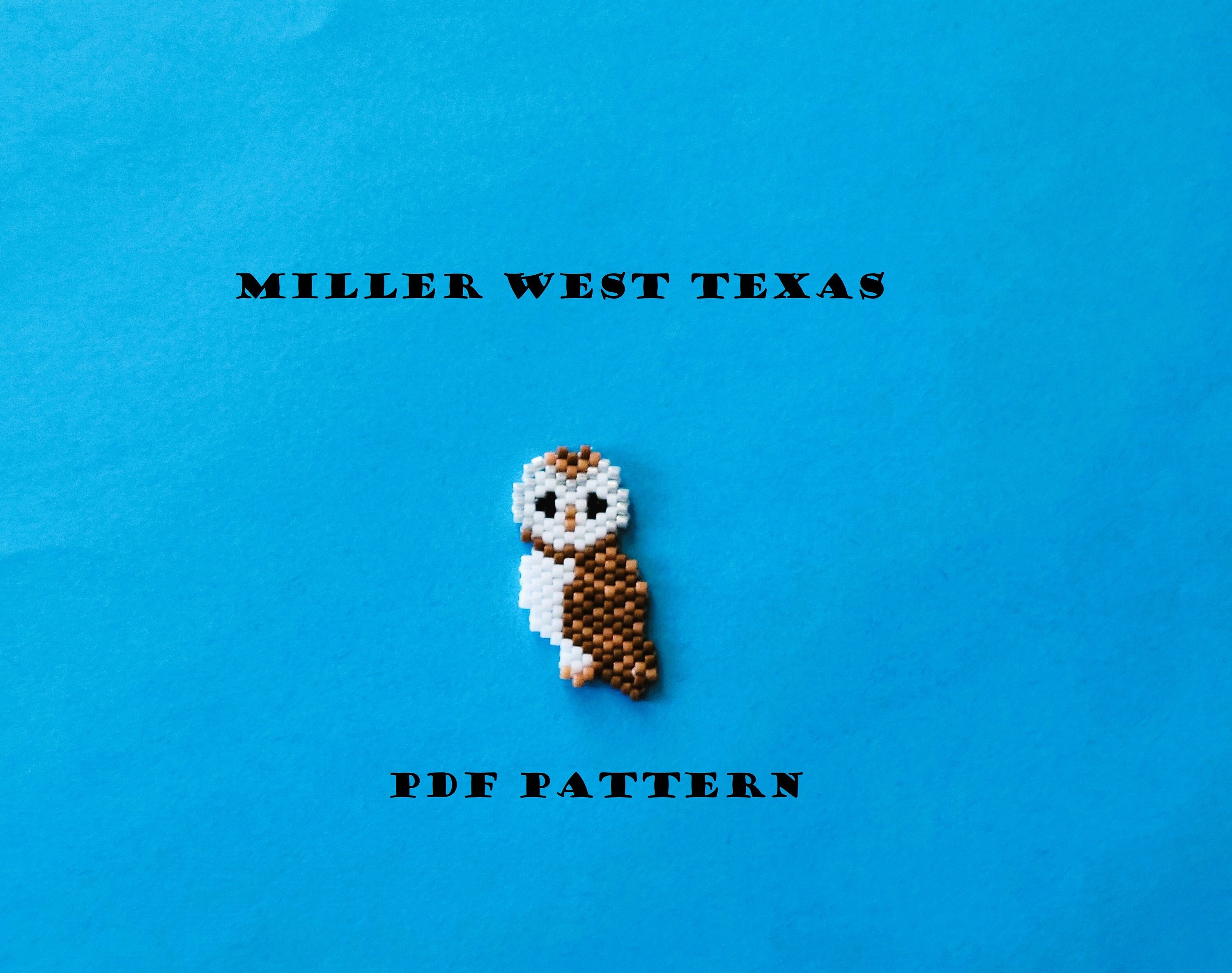 Barn Owl Brick Stitch Pattern