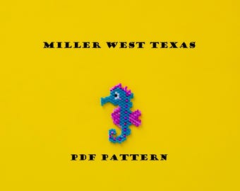 Seahorse Brick Stitch Pattern