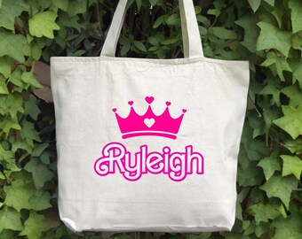 Personalized Birthday Party Favor Tote Bag