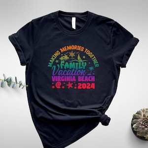 Virginia Beach 2024 Family Trip Shirt, Beach Lover Gift Tee, Summer Vacation Shirt, Family Vacay T-shirt