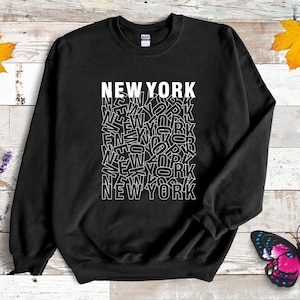 New York Sweatshirt, New York City Hoodie, New Yorker Sweatshirt, East Coast Sweatshirt, New York Lover Gifts, NYC Sweatshirt, NY Hoodie