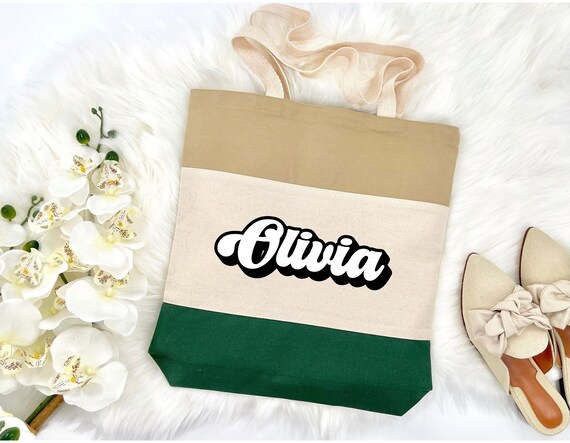 Custom Name Bag Custom Birthday Bag Custom Party Girls Bags Personalized Birthday Party Custom Gift Bags Teacher Gift Bag School Bag Etsy