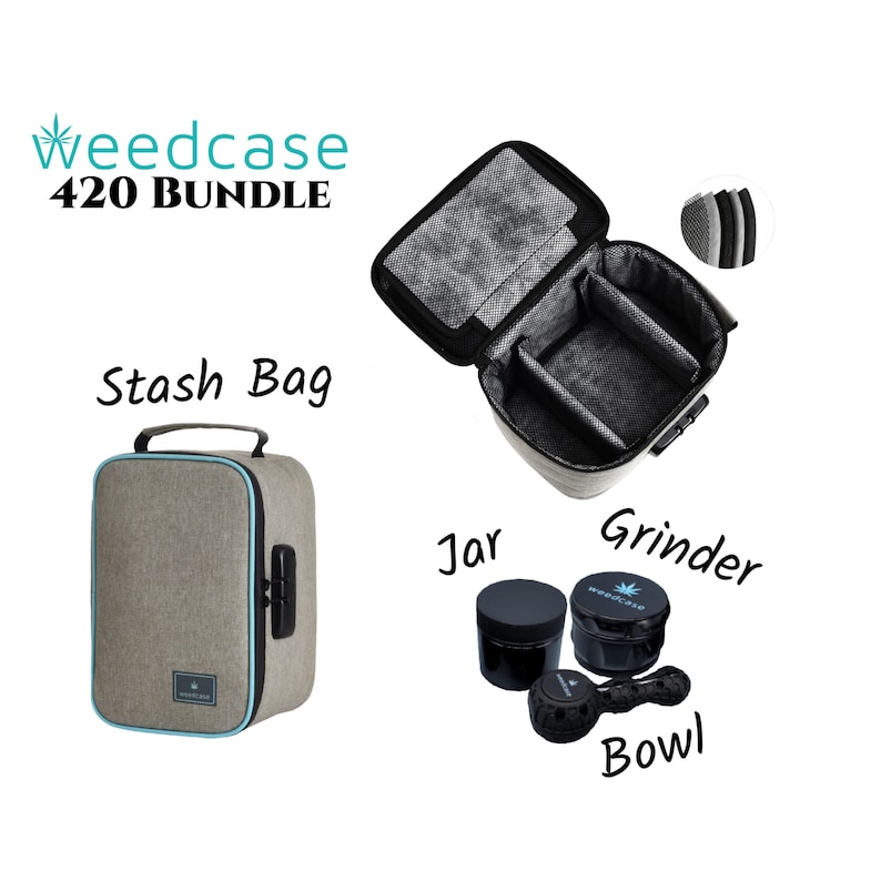The 420 Bundle  Odor-Blocking Lockable Stash Bag w/ image 1