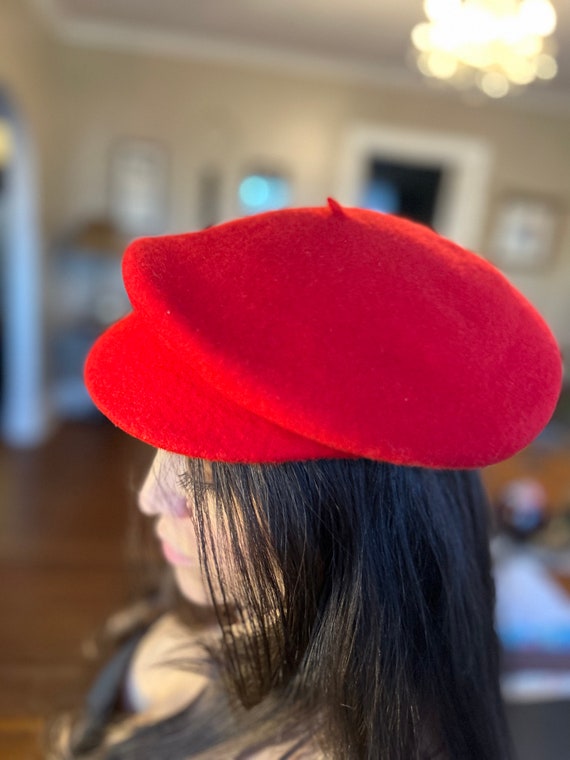 Vintage Wool Beret - image 8