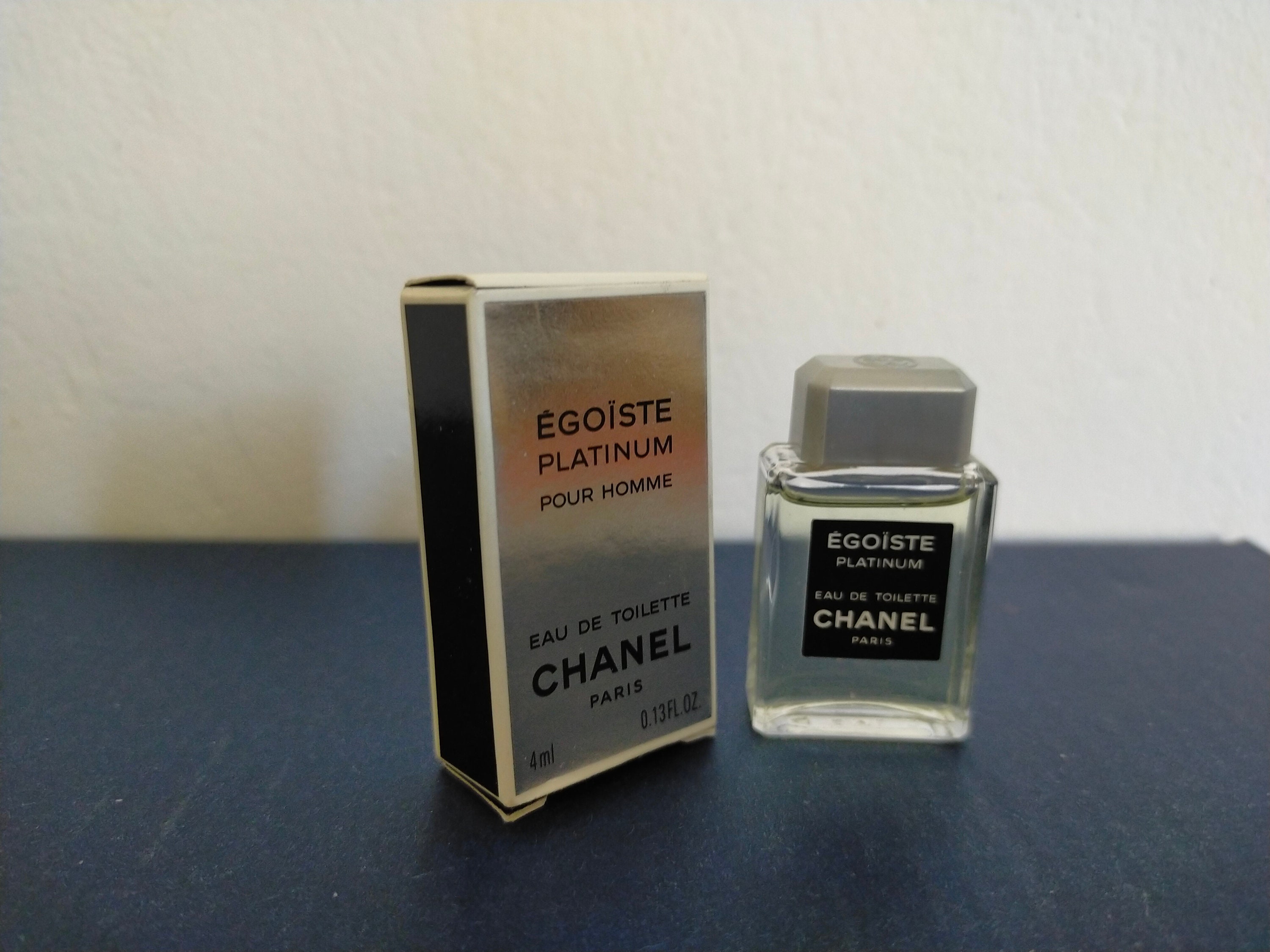 EGOISTE PLATINUM by CHANEL Pour Homme Vintage Miniature Perfume