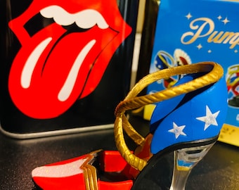 Mysterybox DC Superhero, Mysterybox DC-heldinnen en schurken, DC-schoenen met hoge hakken,