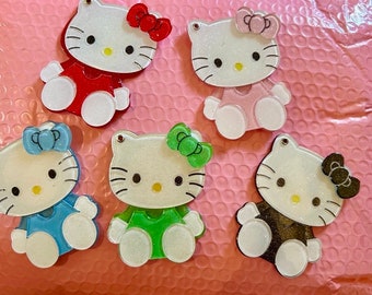 Kawaii Kitty Schlüsselanhänger mit Spiegel