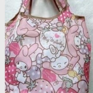 Kawaii Reusable shopping bags, hello kitty foldable bag image 4