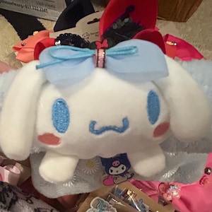 Kokardy do włosów inspirowane stylem kawaii, puszyste opaski na głowę