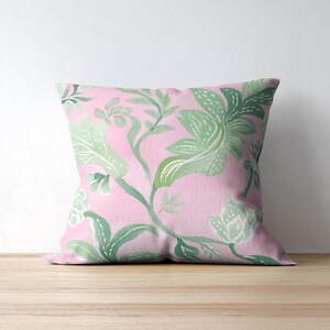 Almohada tejida / Floral