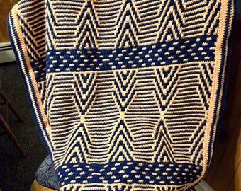 Focal Point Mosaic Crochet Pattern