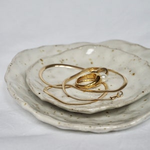 Handmade ceramic trinket dish jewellery dish key dish