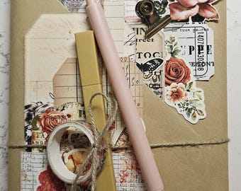 Mystery Junk Journal Kit: Vintage Ephemera, Surprise Paper Bundle