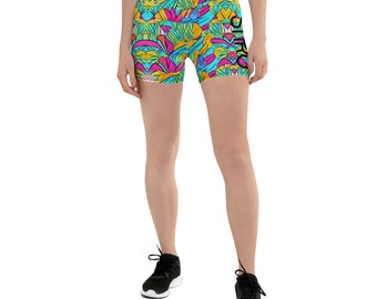 Festival Day Shorts - Caribbean Carnival Collection