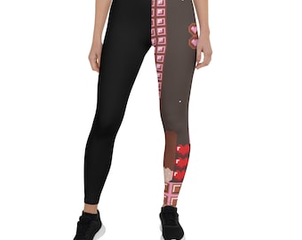 Love Games Leggings -on and off