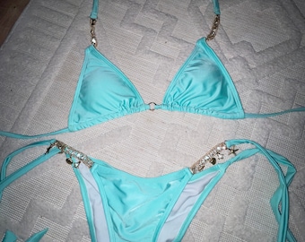 fendi bikini white trim