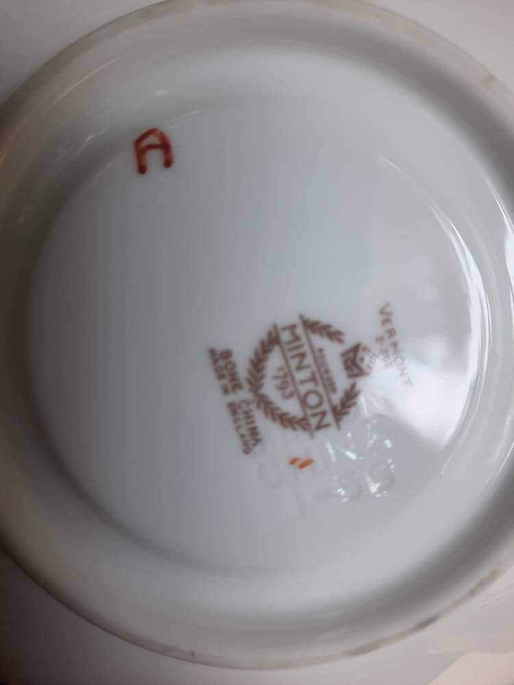 Vermont Minton Fine Bone China Made in England 1793 S365. 4 Saucers Etsy