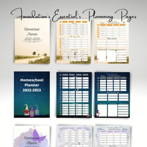 Classical Conversations Foundation/Essentials planner inserts for multiple children imagem 1