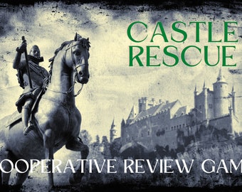 Castle Rescue Cooperative Review Game Printable Print and Play PNP
