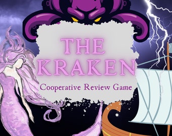 The Kraken Printable Cooperative Review Game