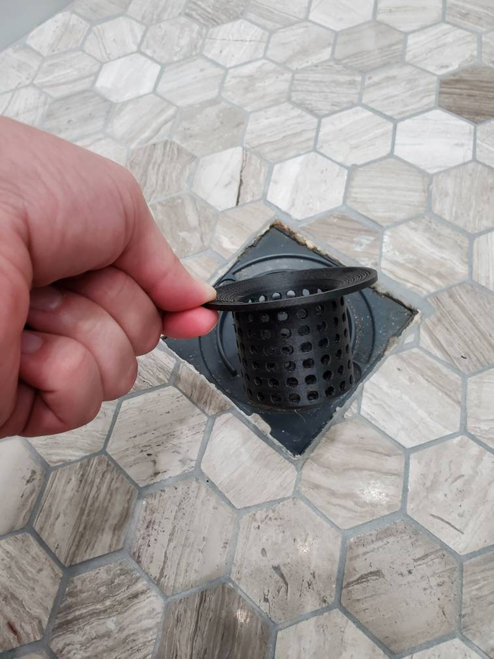 Oatey Shower Drain Catcher Adapter, Hair Stopper Etsy