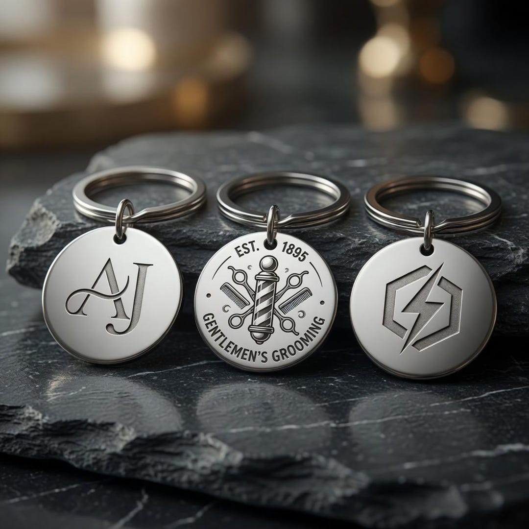 Xfinity Logo Keychains Personalized Logo Keychain, Custom Engraved Silver Keychain, Business ...