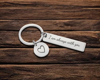 Personalized Keychain, Custom Engraved, Hand Stamped Keychain, Gifts for Her, Gifts for Him, Men's Keychain, Gif for Mom, Gift for Dad