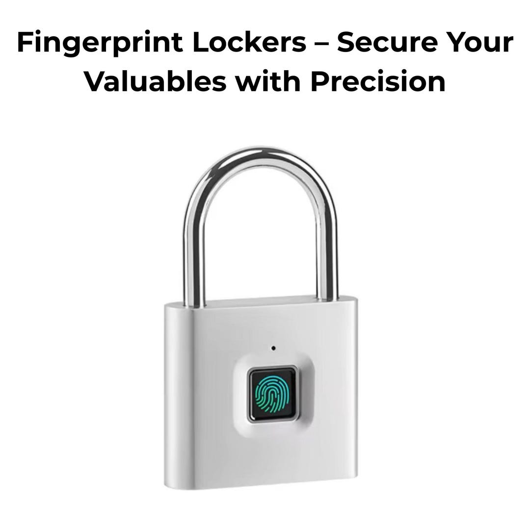 Personalized Fingerprint Stainless Steel Lock, Custom Dad Gift - Etsy