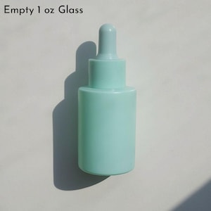 Blue Glass Bottles 1oz: DIY Skincare, Essential Oils, Travel Size
