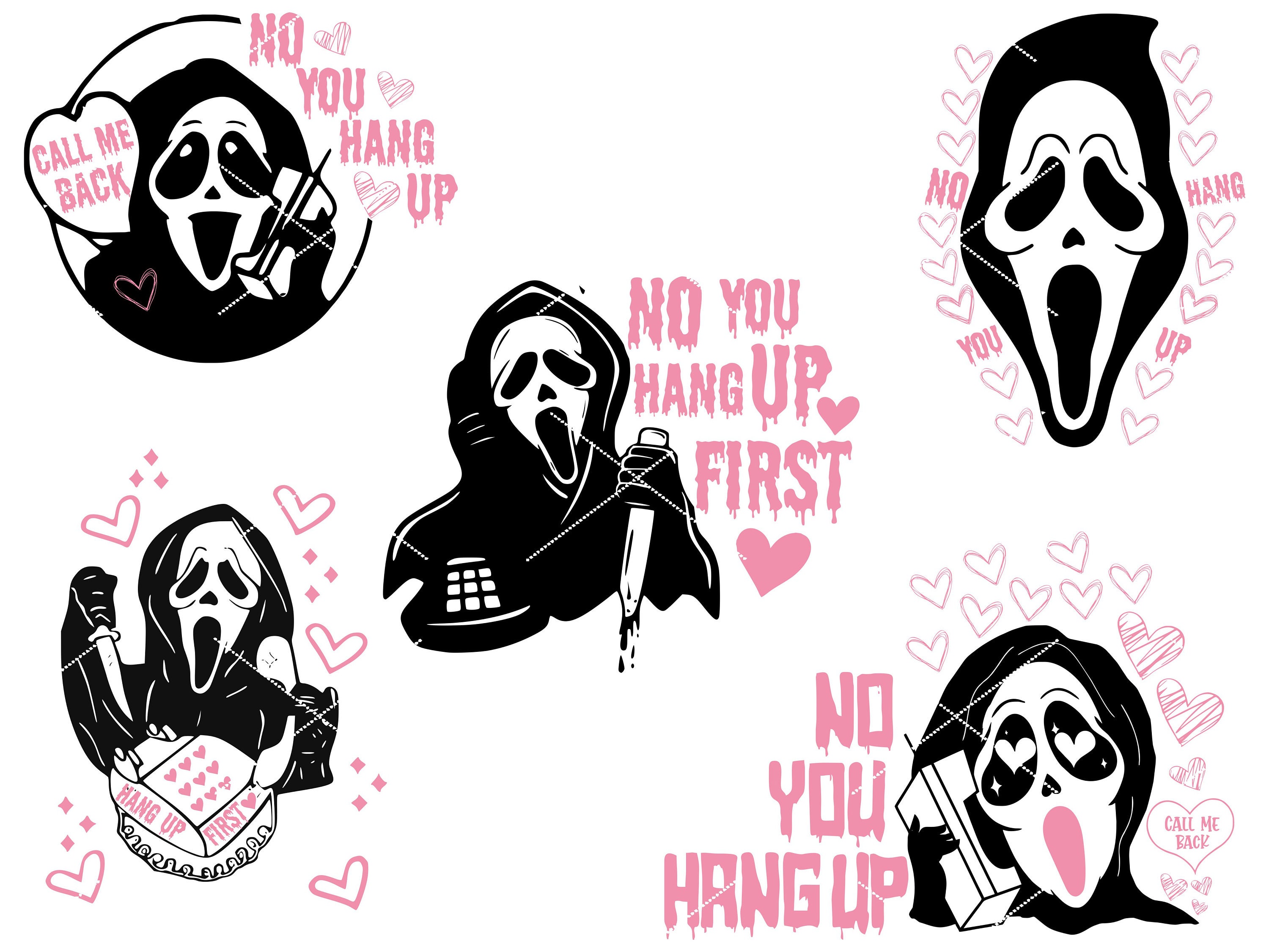 Scream Svg Ghost Face Svg Scream You Hang up SVG Scream Ghost - Etsy