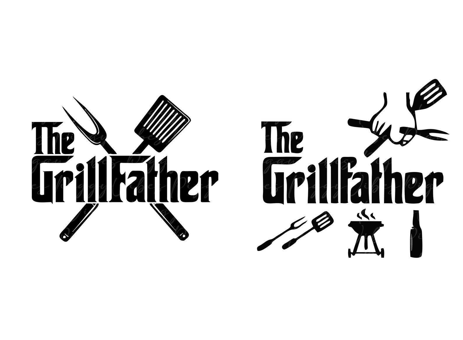 The Grillfather Svg Dad Svg the Grill Father Svg Fathers Etsy
