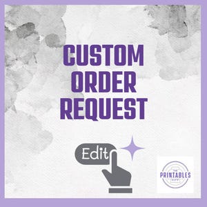 Custom Order Request