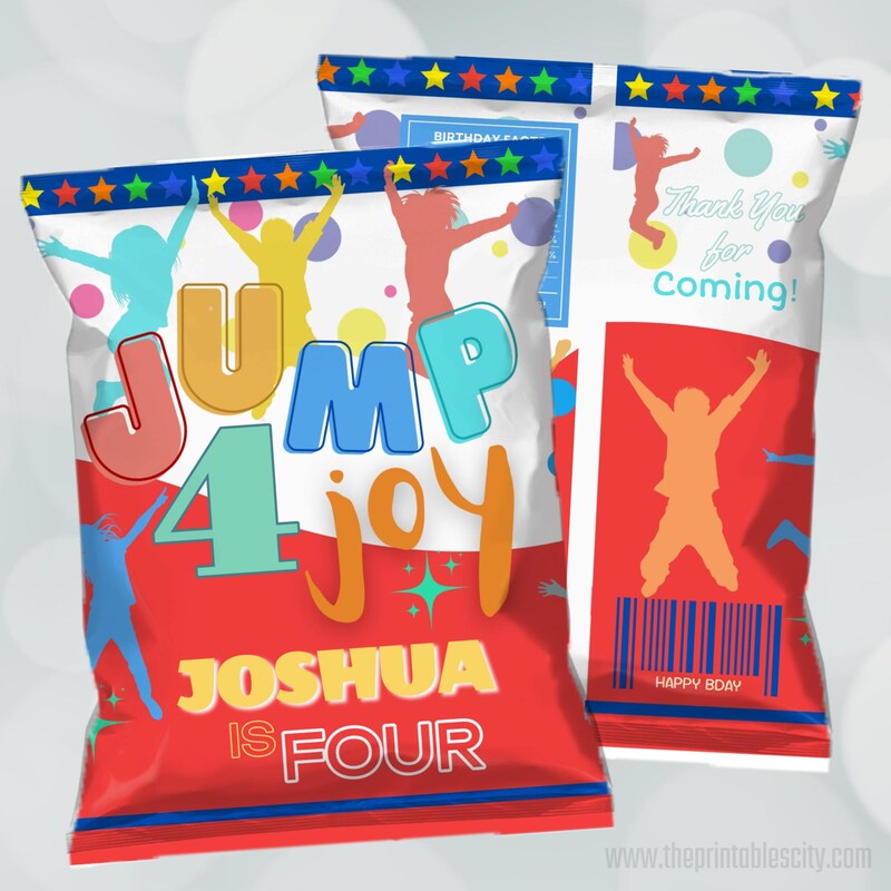 Jump Party Favor Bags - Etsy