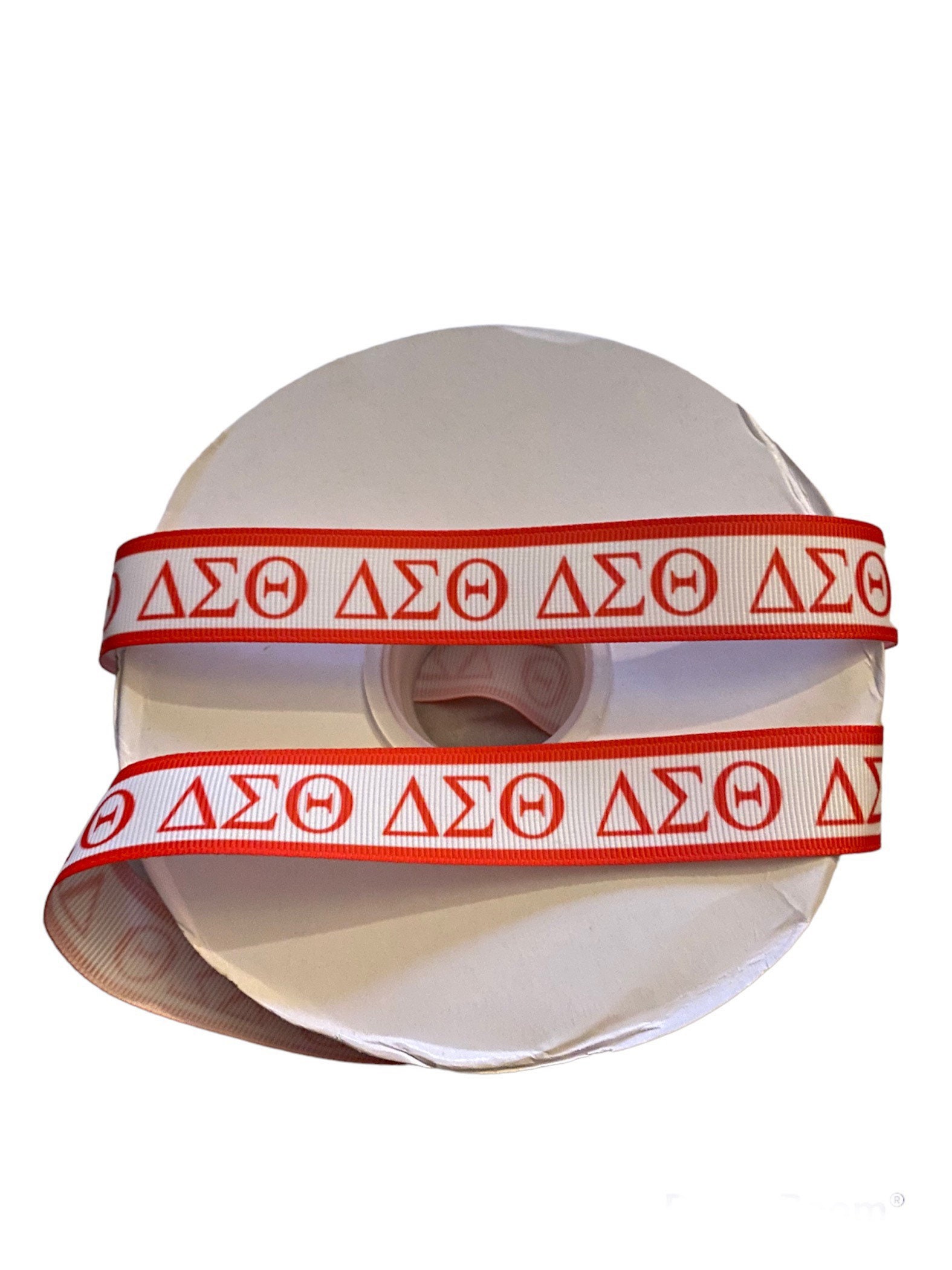 Delta Sigma Theta Crest Ribbon - Special Edition Red Ribbon - 1