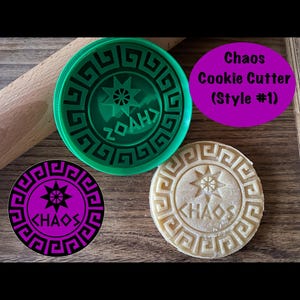 Chaos Cookie Cutter, Greek Mythology Cookie Cutter and Stamp