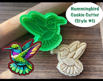 Hummingbird Cookie Cutter and Stamp
