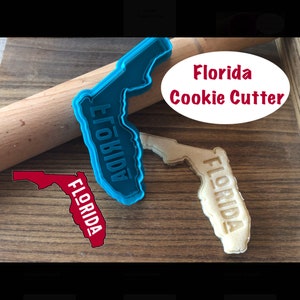 Florida Cookie Cutter, United States, Cookie Cutter and Stamp