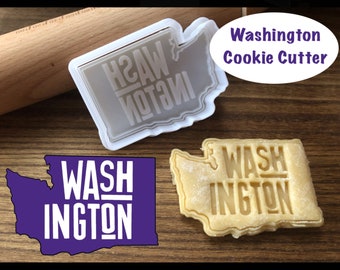 Washington Cookie Cutter, United States, Cookie Cutter and Stamp