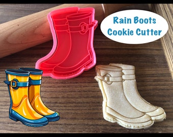 Rain Boots Cookie Cutter, Clothing, Fashion, Cookie Cutter and Stamp