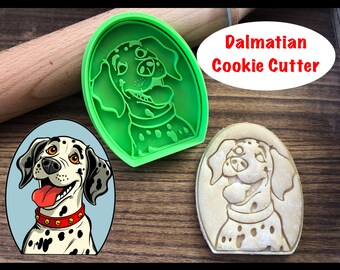 Dalmation Cookie Cutter, Dog, Pet, Animal, Cookie Cutter and Stamp