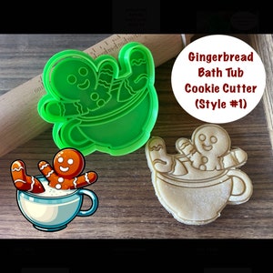 Gingerbread Man Cookie Cutter, Christmas, Holiday, Cookie Cutter and Stamp