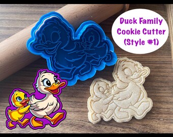 Duck Cookie Cutter, Family, Mother's Day Cookie Cutter and Stamp