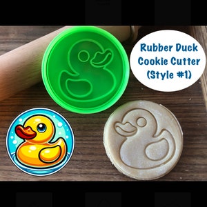 Rubber Duck Cookie Cutter and Stamp