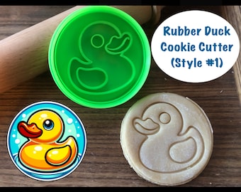 Rubber Duck Cookie Cutter and Stamp