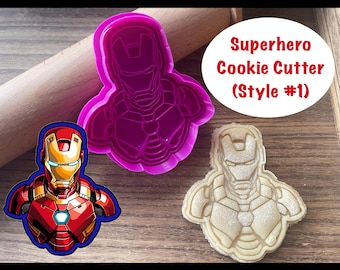 Superhero Cookie Cutter and Stamp