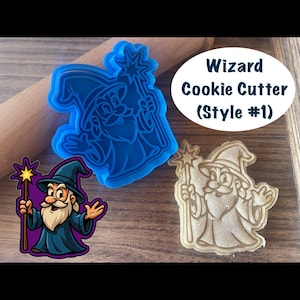 Wizard Cookie Cutter and Stamp