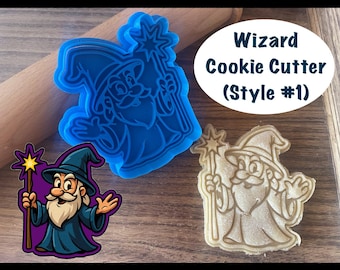 Wizard Cookie Cutter and Stamp