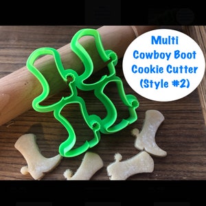 Cowboy Boot Cookie Cutter, Western, Spur, Multi Cookie Cutter