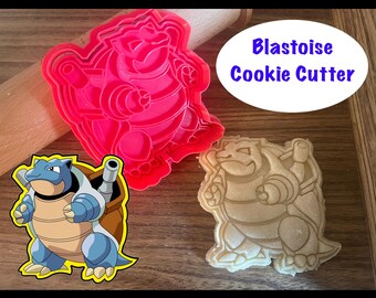 Anime Cookie Cutter, Water Creature Cookie Cutter and Stamp